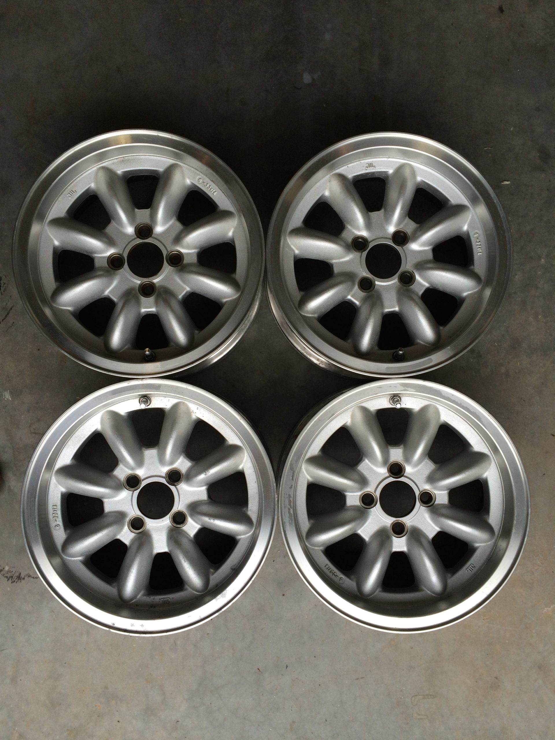 Five – 14″ Panasport Wheels